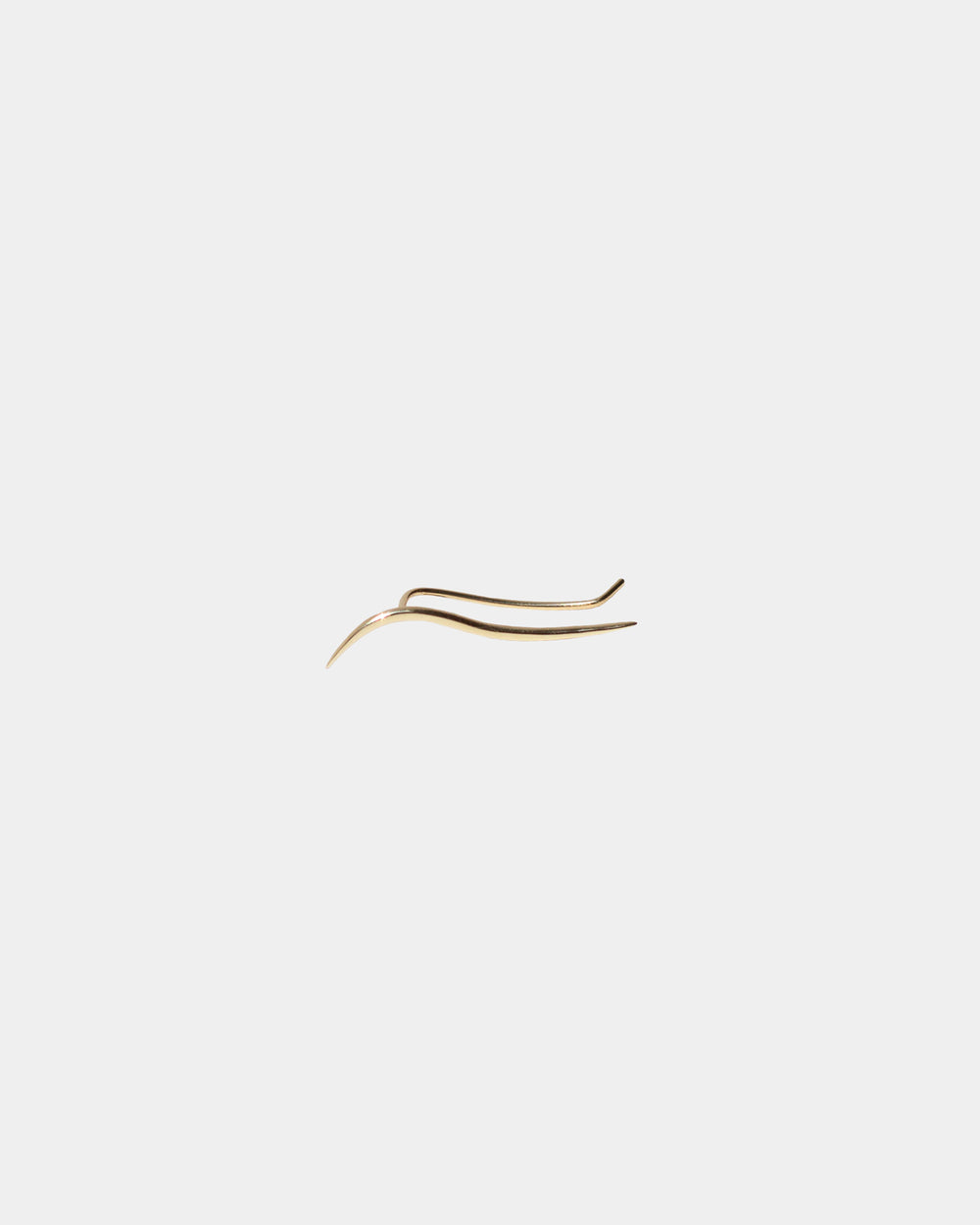 Calligraphic Ear Climbers [14K Gold]