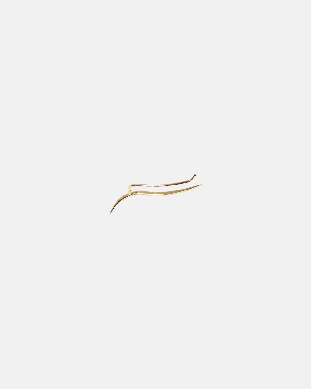 Calligraphic Ear Climbers [14K Gold]